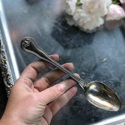 Ложка столовая 18 см мельхиор