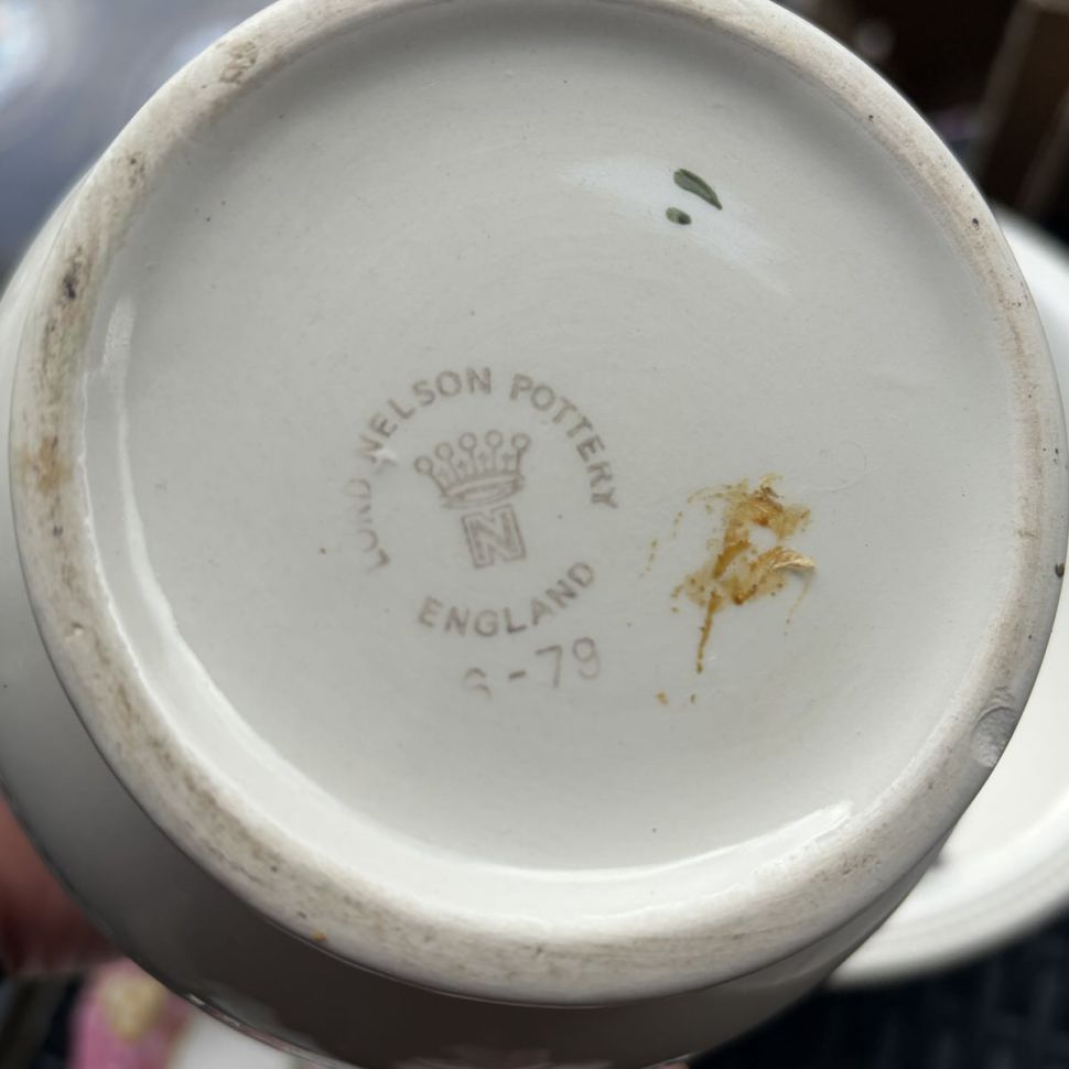 Набор для умывания Lord Nelson Pottery кувшин и таз Англия