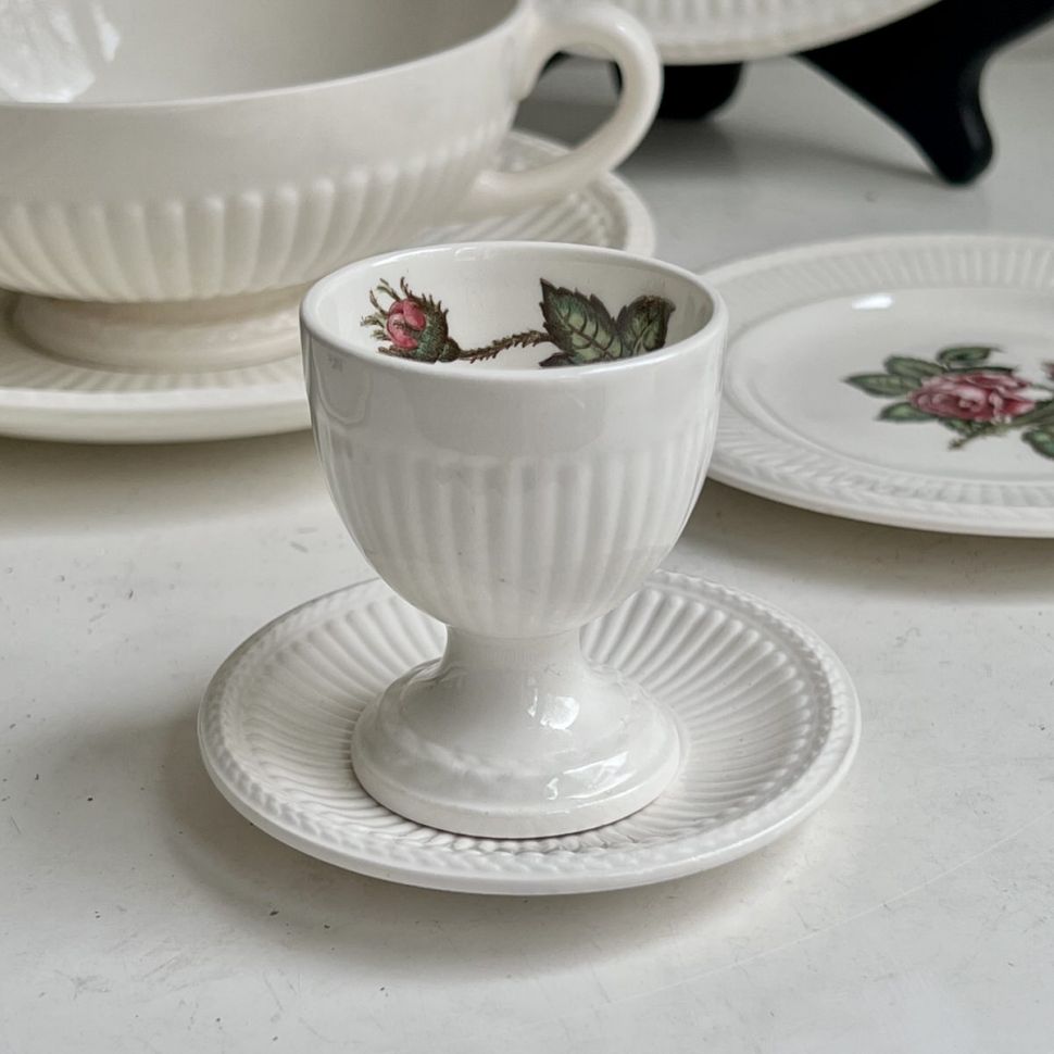 Подставка под яйцо Wedgwood Moss Rose 6 см Англия 