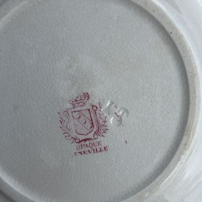 Тарелка декоративная говорящая Luneville 20 см Франция 