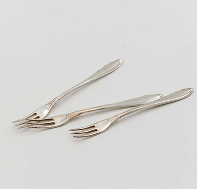 Вилка мини для закусок, лимона