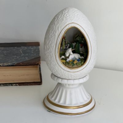 Яйцо the Enchanted Garden of Romance Franklin Mint 1987