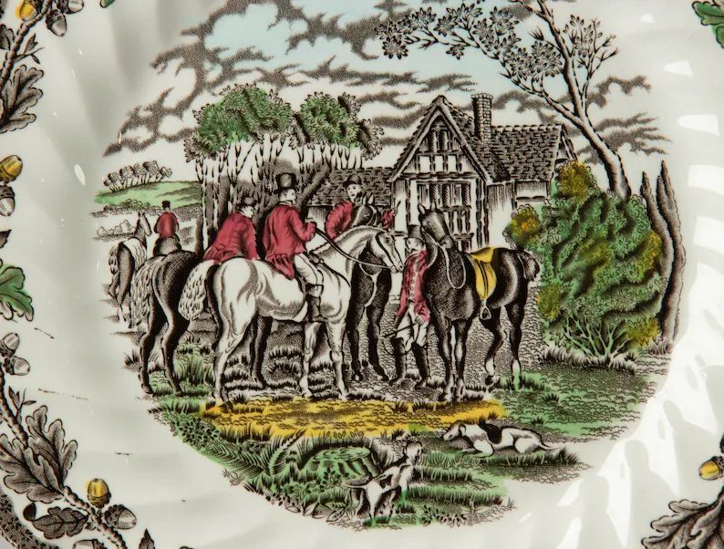 Тарелка Myotts Country Life 27 см Англия