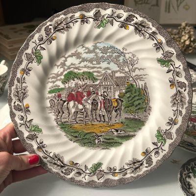 Тарелка Myotts Country Life 27 см Англия