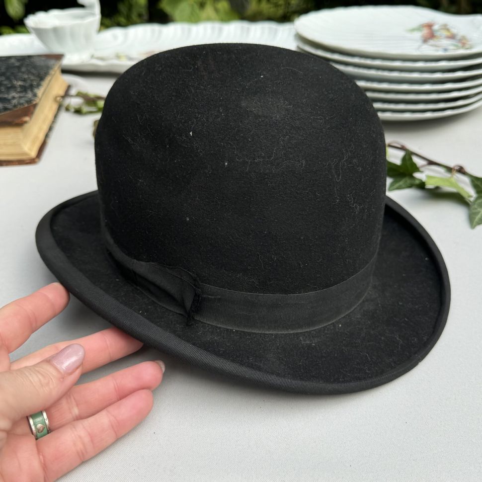 Шляпа-Котелок фетр 150 лет Англия