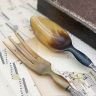 Ложка и вилка набор сервировочный  29 см Франция