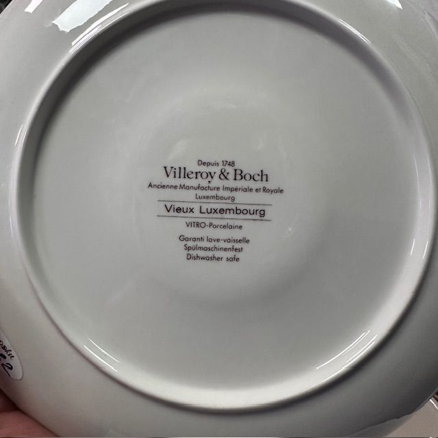 Блюдце тарелка Vieux Luxembourg ВиллеройБох 19 см фарфор Германия