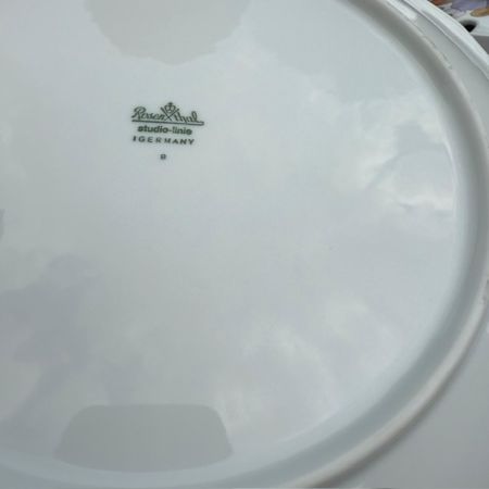 Тарелка Rosenthal Polygon Patras 26 см 1960-1970 гг фарфор Германия