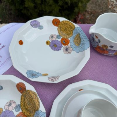 Тарелка Rosenthal Polygon Patras 26 см 1960-1970 гг фарфор Германия