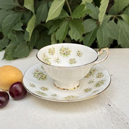 Чайная пара Queen's Daisy Bountryside Series 180 мл Англия  