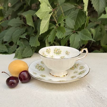 Чайная пара Queen's Daisy Bountryside Series 180 мл Англия  