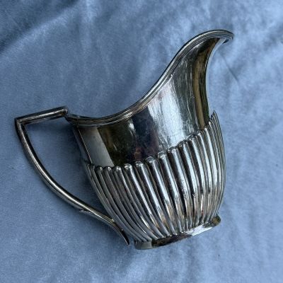 Молочник 220 мл мельхиор серебрение Англия