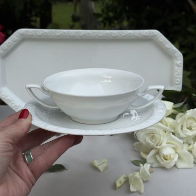 Бульонная чаша Rosenthal Maria Classic Rose белая 300 мл Германия 