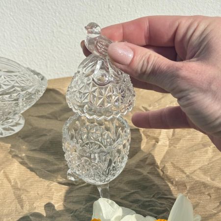 Шкатулка мини Hofbauer 12 см хрусталь Германия