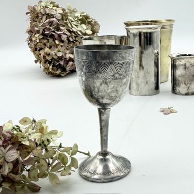 Рюмка Муха 30 мл мельхиор Франция