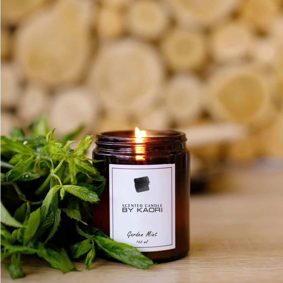 Аромасвеча By Kaori GARDEN MINT
