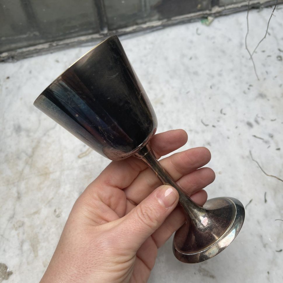 Бокал Тюльпан 140 мл мельхиор 