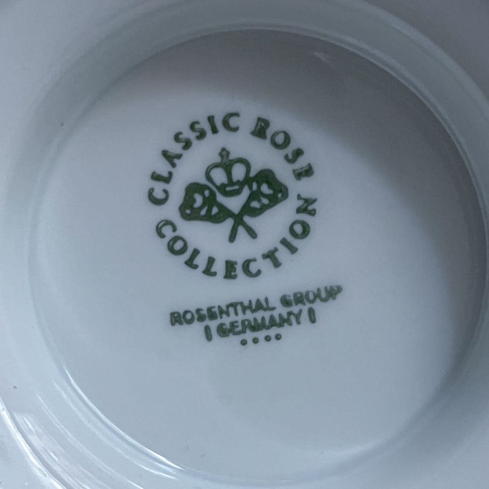 Сахарница Rosenthal Maria Classic Rose Мейсенский букет 15 см Германия 