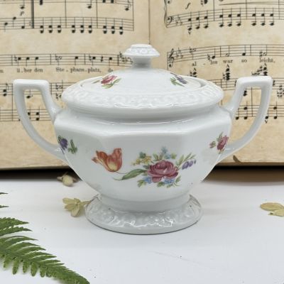 Сахарница Rosenthal Maria Classic Rose Мейсенский букет 15 см Германия 
