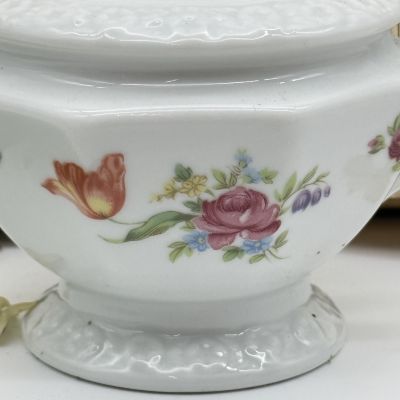 Сахарница Rosenthal Maria Classic Rose Мейсенский букет 15 см Германия 