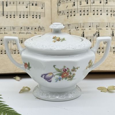 Сахарница Rosenthal Maria Classic Rose Мейсенский букет 15 см Германия 