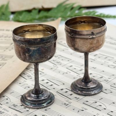 Рюмка Муха 25 мл мельхиор Франция 