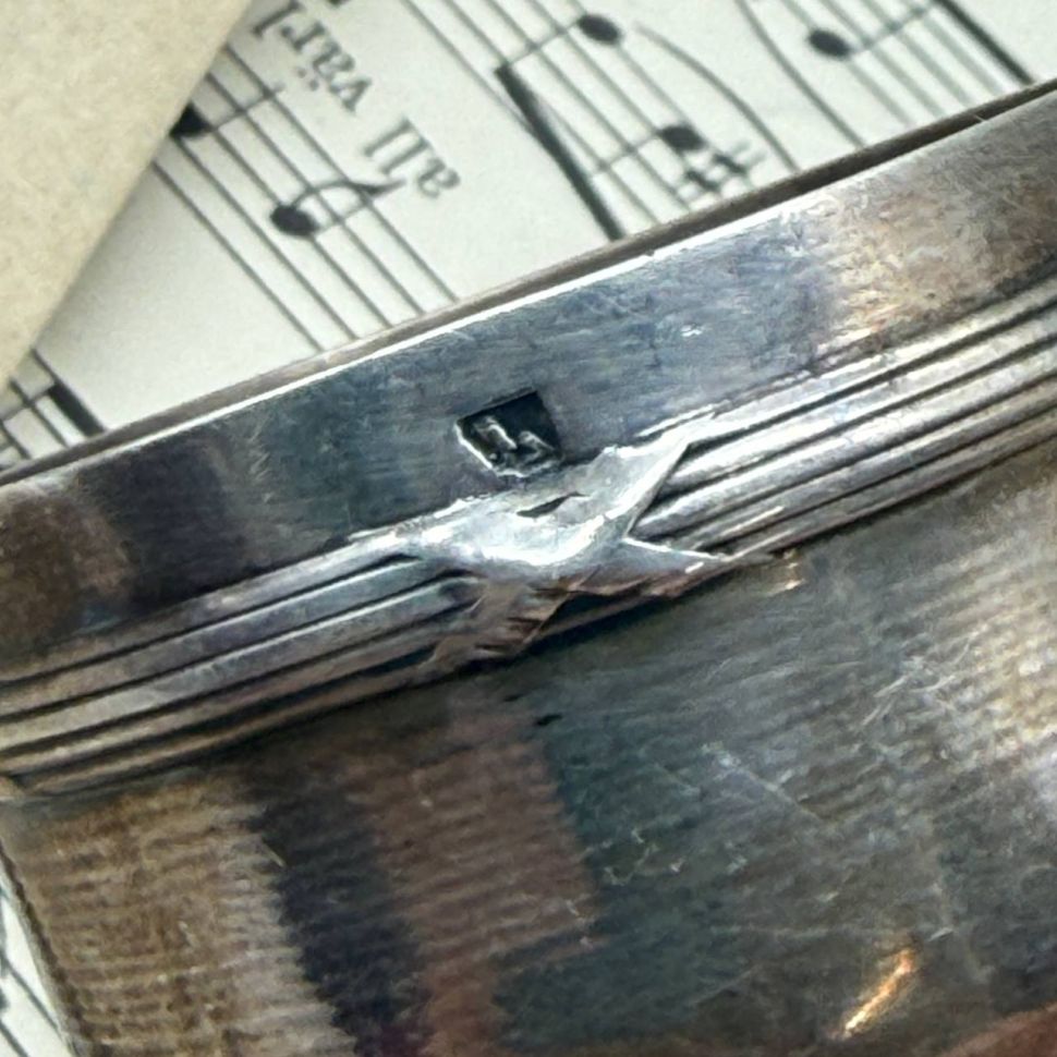 Рюмка Муха 25 мл мельхиор Франция 