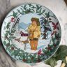 Тарелка Heinrich UNICEF Наши дети № 12 20 см фарфор Германия 