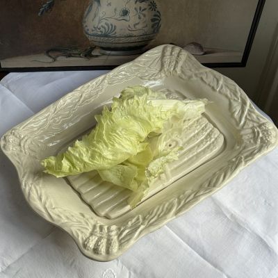 Блюдо спаржи 35 см керамика