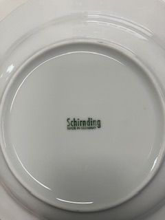 Тарелка глубокая Sсhirnding Мейсенский букет 23 см Германия