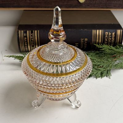 Икорница Солнце 19 см хрусталь 