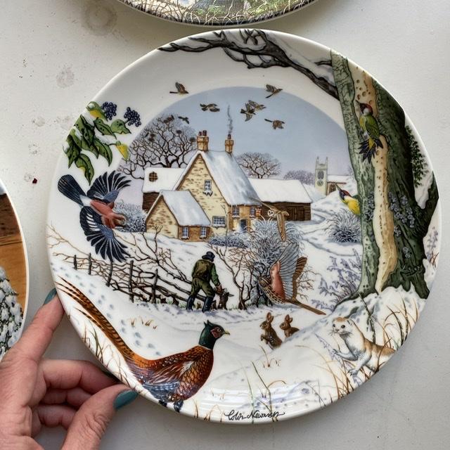 Тарелка 23 см 1991 Wedgwood The Woodsman