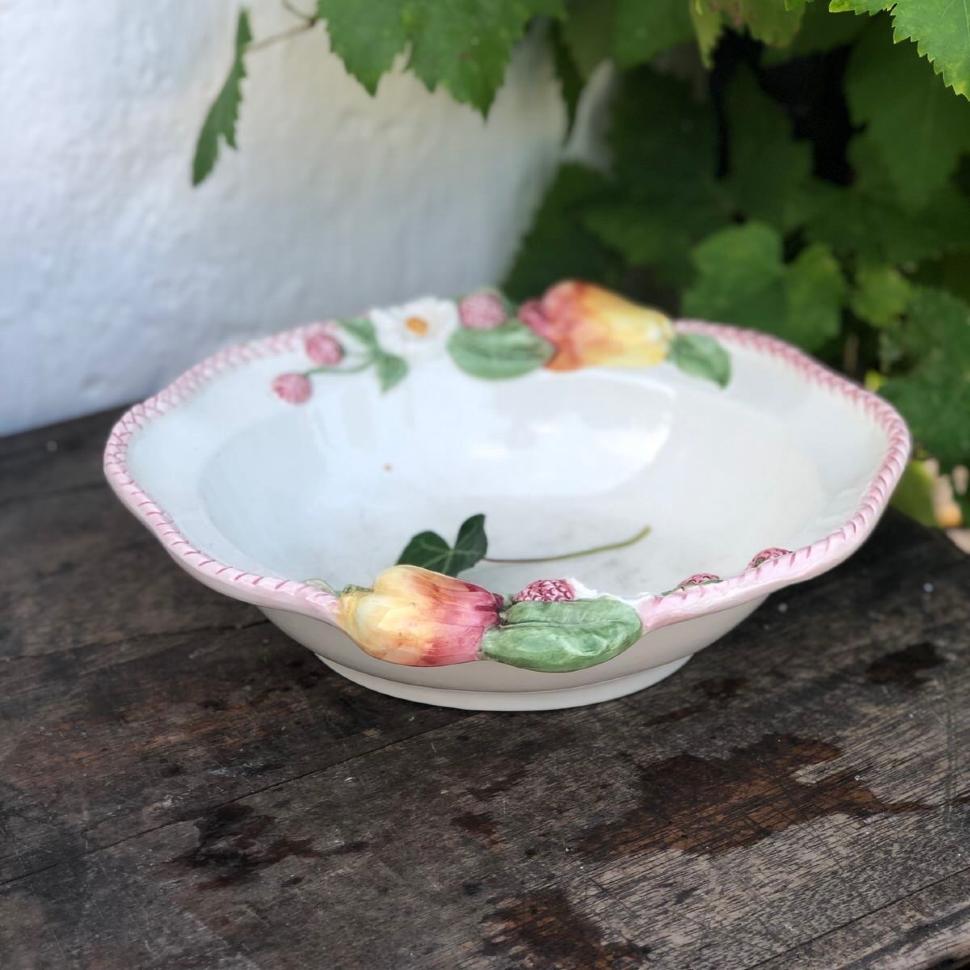Блюдо сервировочное глубокое фрукты ягоды 31 см Rustic