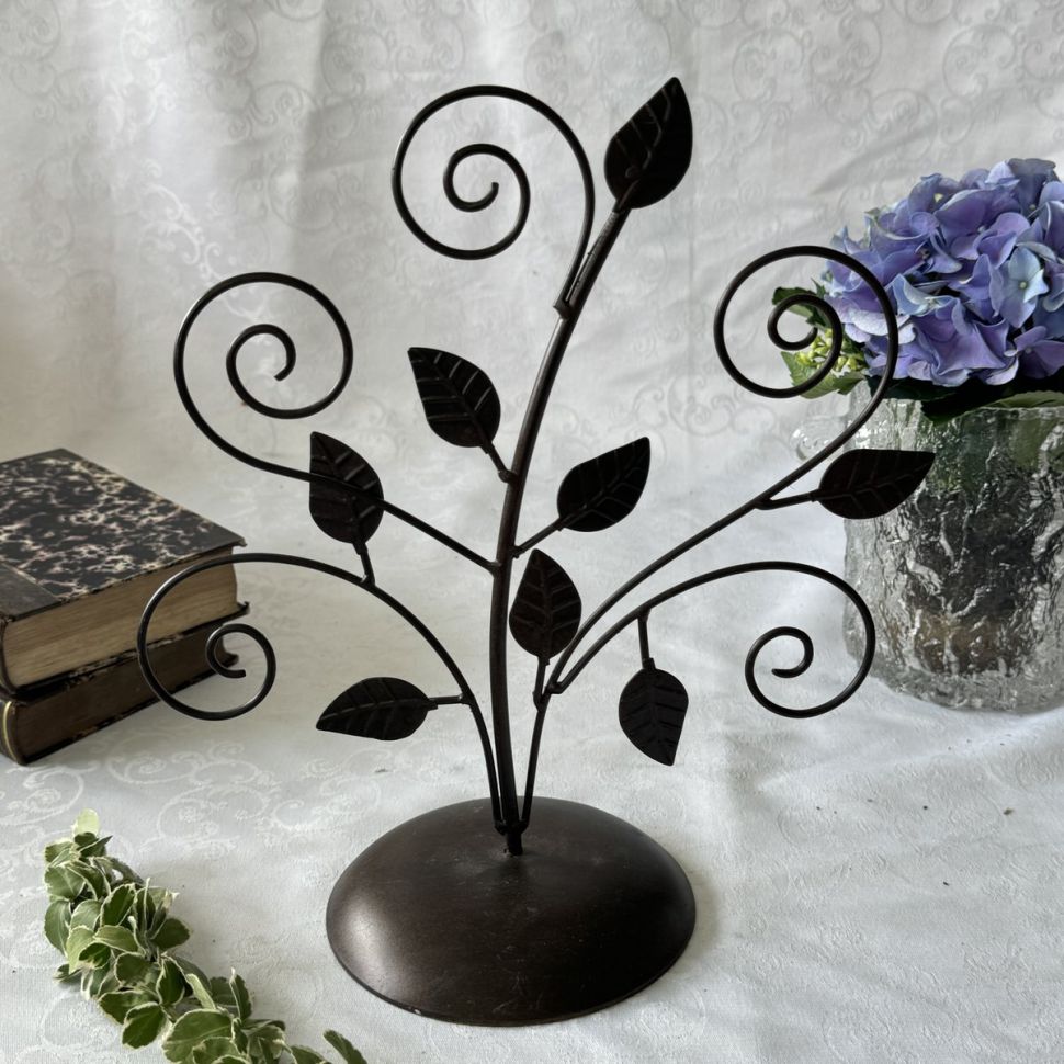Декор настольный Листья ковка 28 см