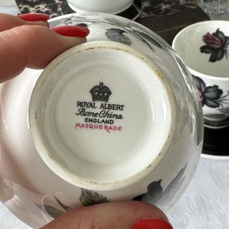 Чайная пара Royal Albert Masquerade 1950-1960 гг 200 мл Англия 