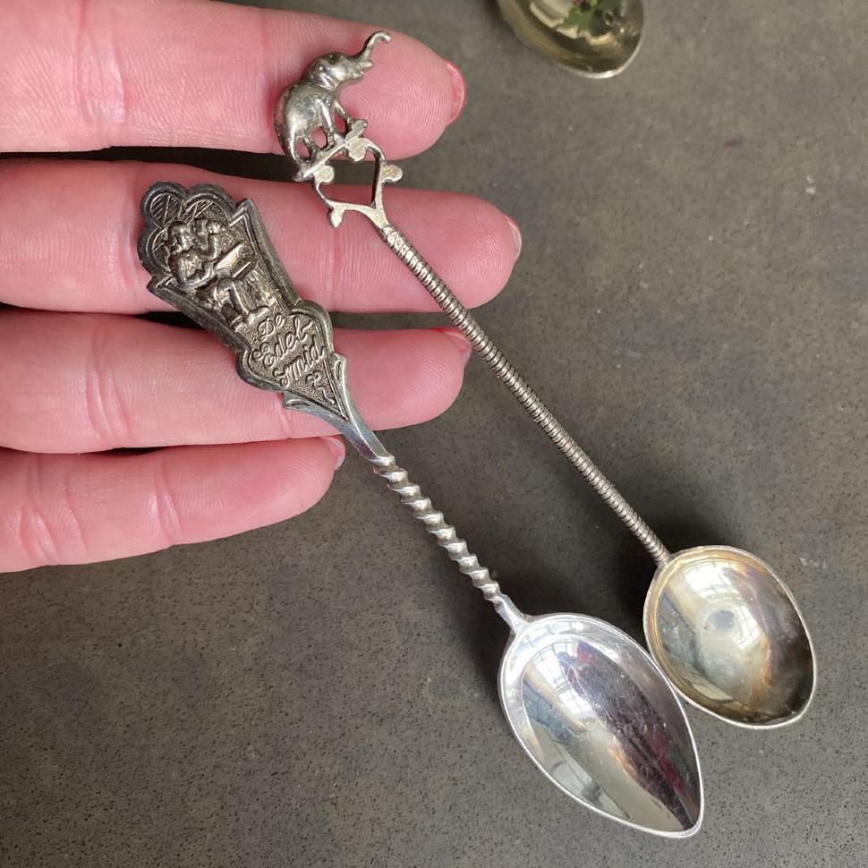 Ложка кофейная 12 см набор 2 шт мельхиор