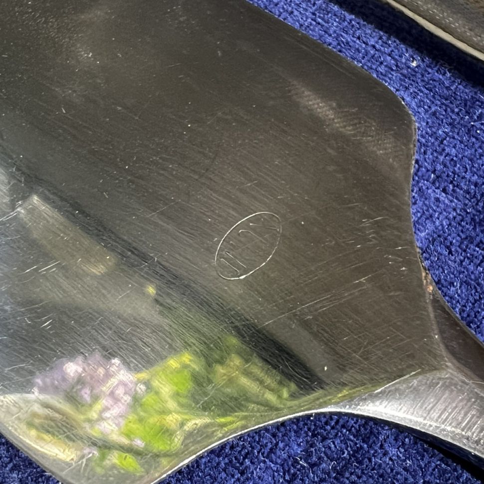 Лопатка 27 см в коробке серебро