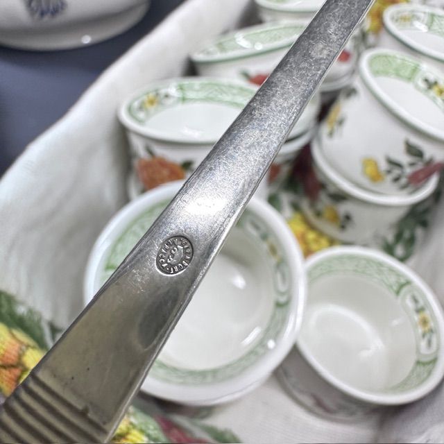 Нож сервировочный Berndorf Alpacca 22 см мельхиор Австрия