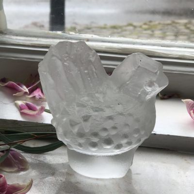 Статуэтка Курочка хрусталь