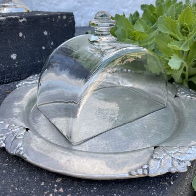 Клош прямоуголный 17 см хрустальное стекло