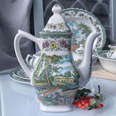 Чайник кофейник Royal Tudor Country Cottage 1 л Англия        