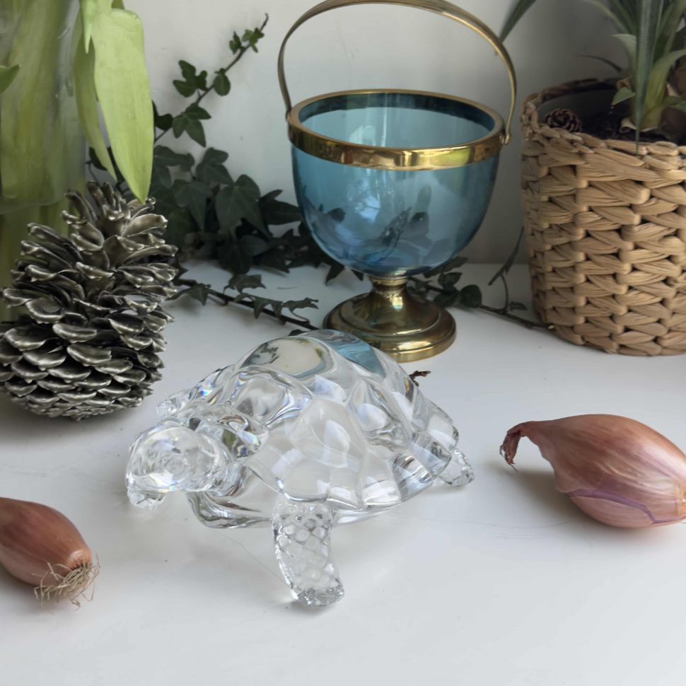 Статуэтка черепаха хрусталь 18 см Нидерланды 