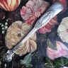 Щипцы для льда и сахара 13 см серебрение 