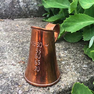 Стакан мерный маленький медь