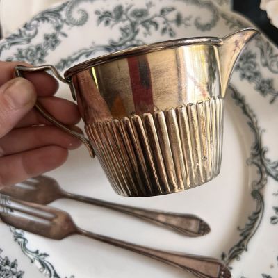 Молочник 250 мл мельхиор серебрение