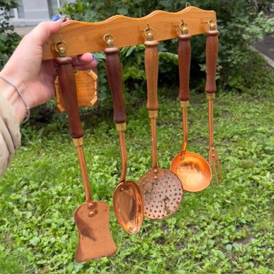 Набор приборов 5 предметов на подвесной доске Португалия