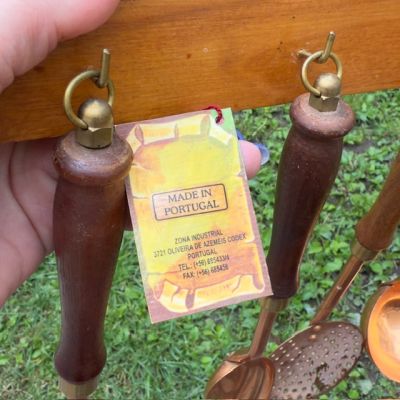 Набор приборов 5 предметов на подвесной доске Португалия