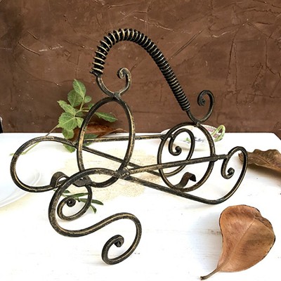 Подставка для вина из античной бронзы настольная