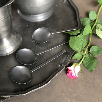 Ложка оловянная с мини ангелом на ручке