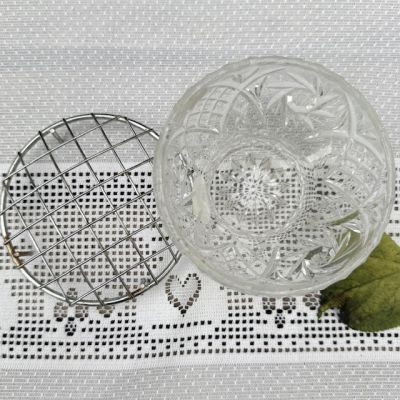 Роузбол Bohemia 10 см хрусталь металл Чехия